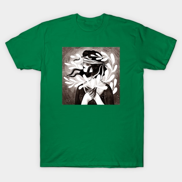 Seeing with the Eyes Closed T-Shirt by Iz Ptica